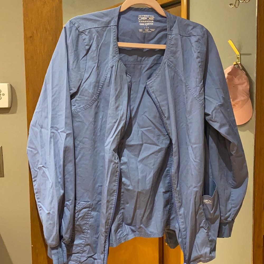 Cherokee scrub jacket